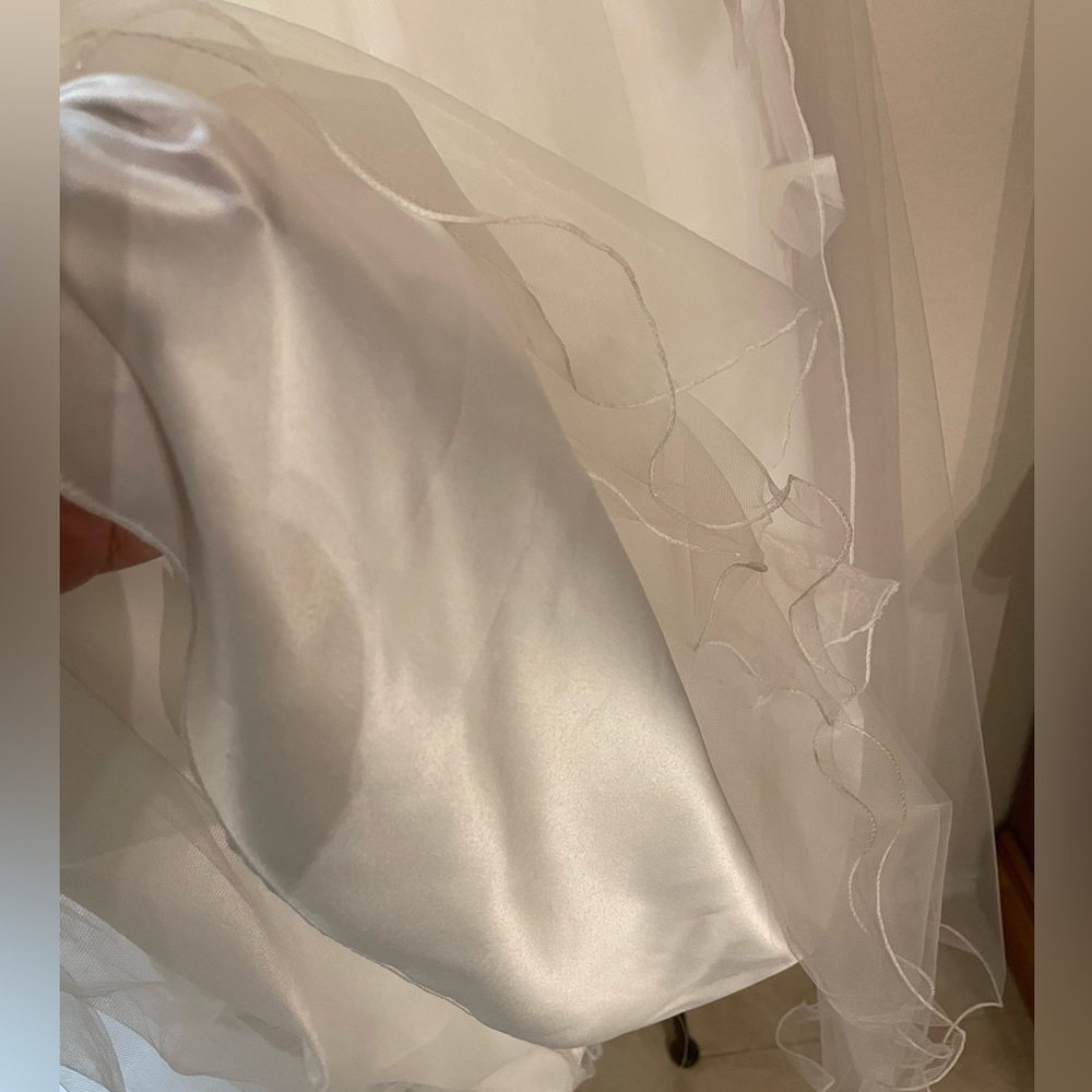 Darling Communion wedding flower girl 4 layer dress SZ 170 (14-16) White tulle - Picture 6 of 13